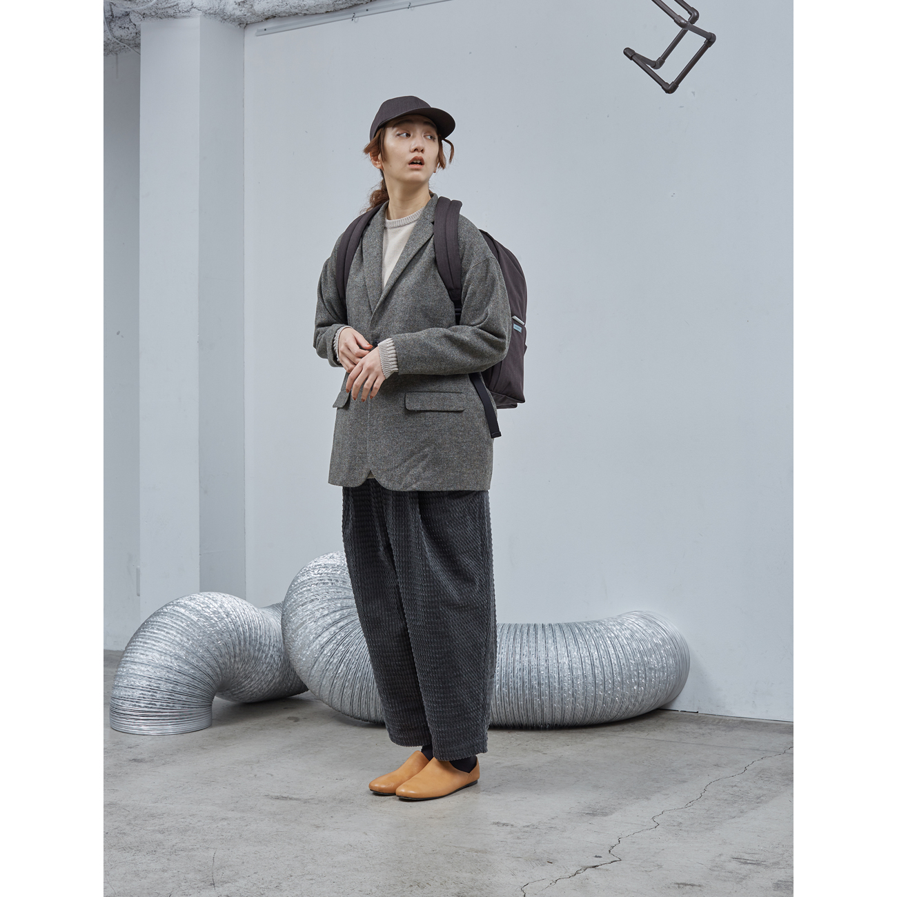 ドゥルカマラ　dulcamara ハット Dulcamara / ドゥルカマラ | よそいきCAP - Charcoal Brown | 通販