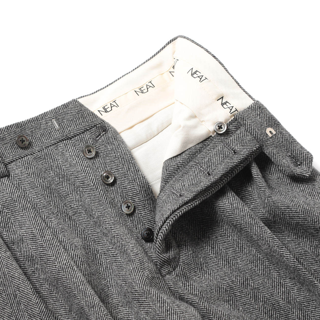 Wool Herringbone Standard ボタンフライ