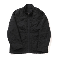 Porter Classic / ポータークラシック | SUPER NYLON MILITARY ZIP UP JACKET - Black