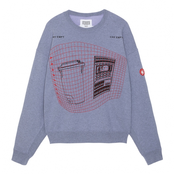 C.E / シーイー | WASTE GRID CREW NECK - Grey | 通販 - 正規取扱店
