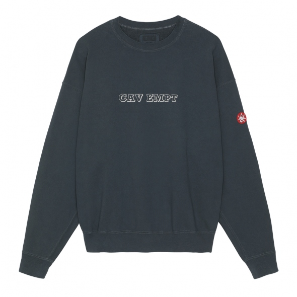 C.E / シーイー | OVERDYE CAV EMPT CREW NECK - Charcoal | 通販
