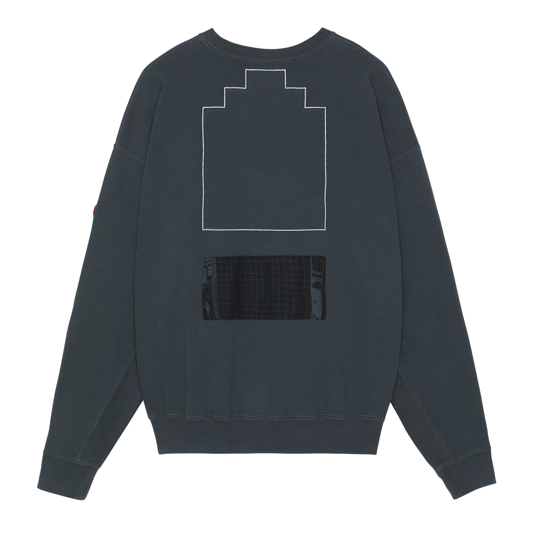 C.E / シーイー | OVERDYE CAV EMPT CREW NECK - Charcoal