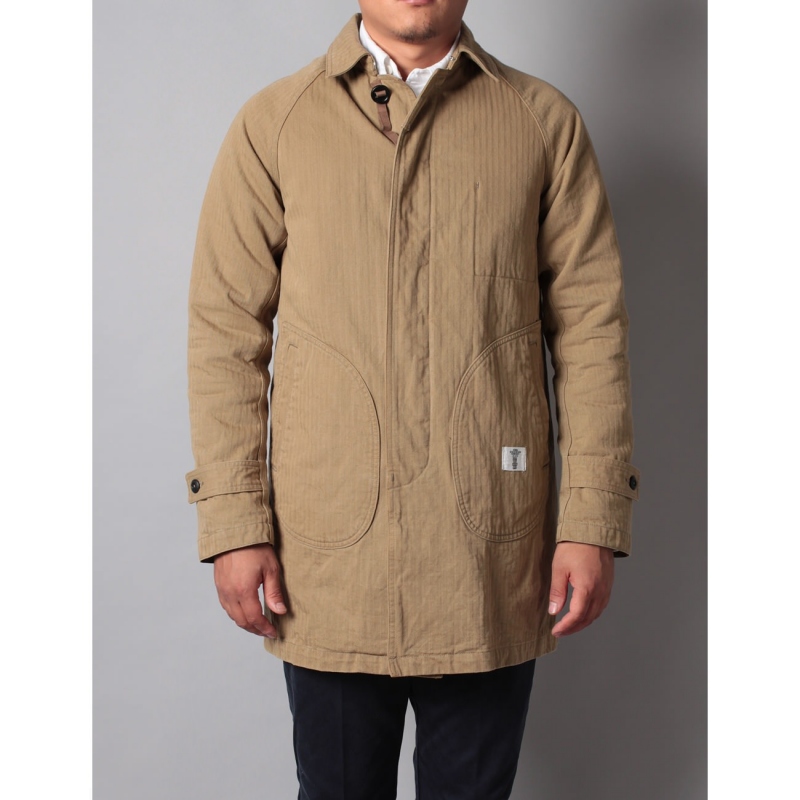 BEDWIN / ベドウィン|COTTON SOUTIEN COLLAR COAT 「SLOVAK」 - Beige | 通販 - 正規取扱店 |  COLLECT STORE / コレクトストア