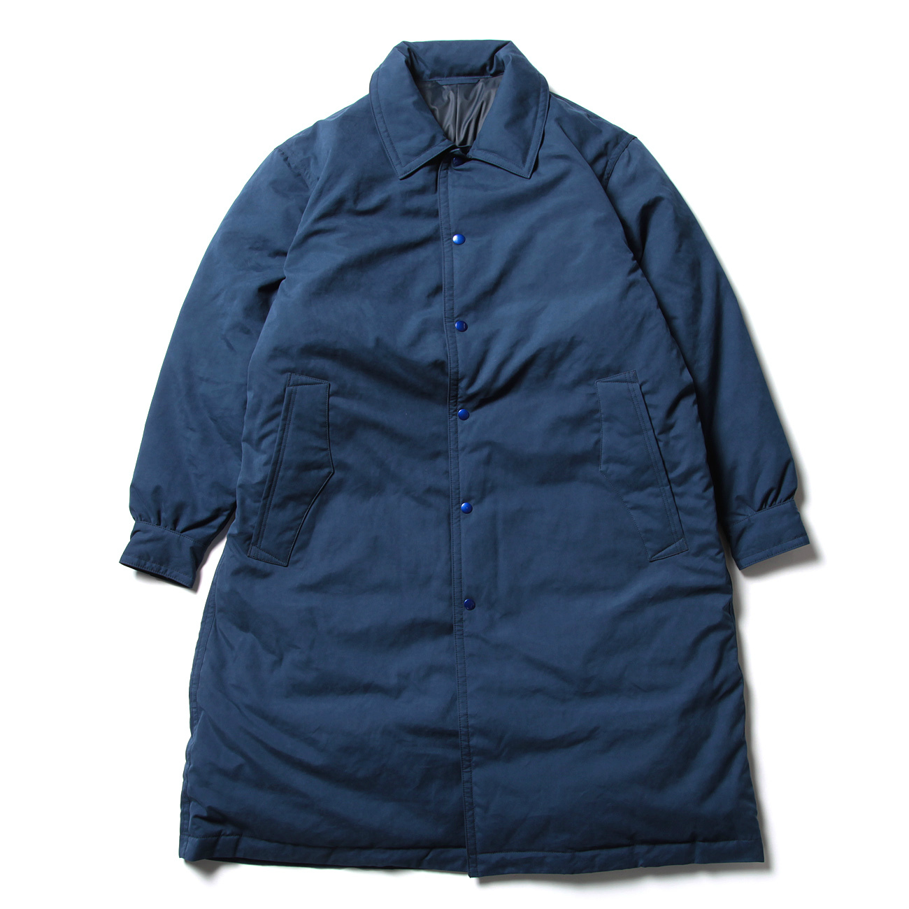 Porter Classic / ポータークラシック | WEATHER DOWN COAT - Navy