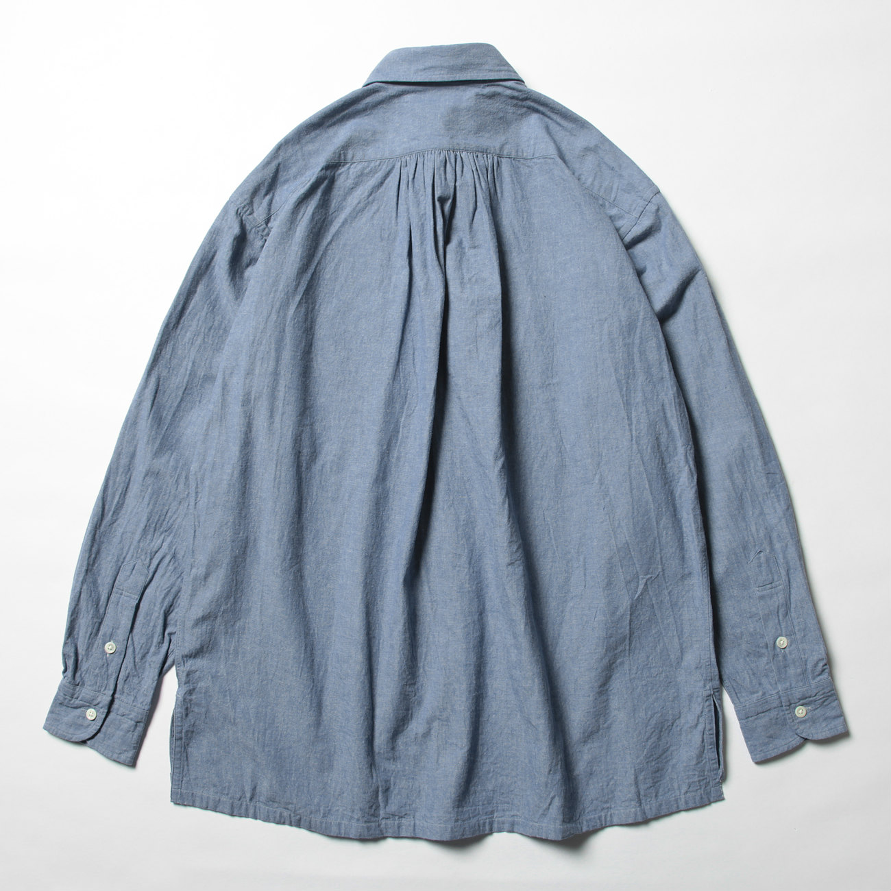 PORTER CLASSIC (ポータークラシック) WIDE POCKET SHIRT - GRAY