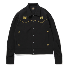 Needles / ニードルズ | Piping Cowboy Jac - PE/PU Double Cloth - Black
