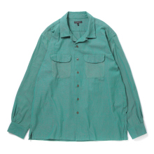 ENGINEERED GARMENTS / エンジニアドガーメンツ | Classic Shirt - Cotton Iridescent Oxford - Jade