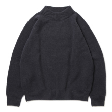 crepuscule / クレプスキュール | W/G Moc Neck L/S - Chacoal | 通販