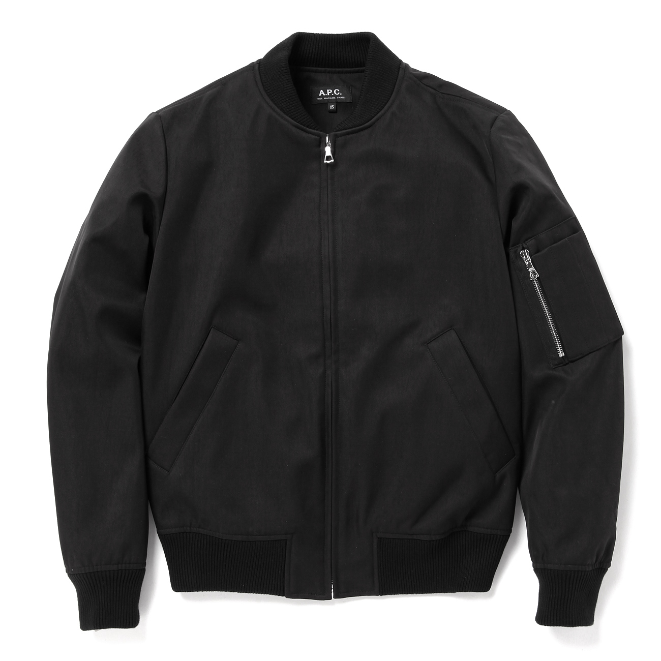 新品未使用のタグ付きですA.P.C MA-1 Bomber Jacket／ダークネイビー