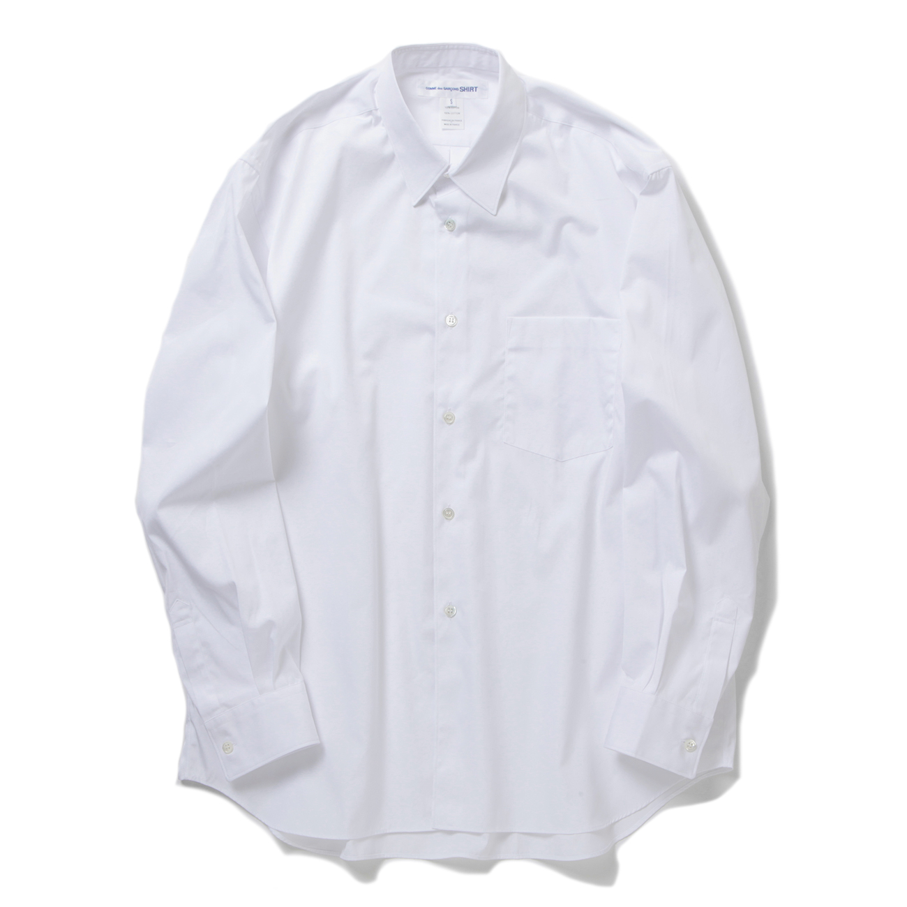 FOREVER / PLAIN GROUP SHIRT Wide Classic - White