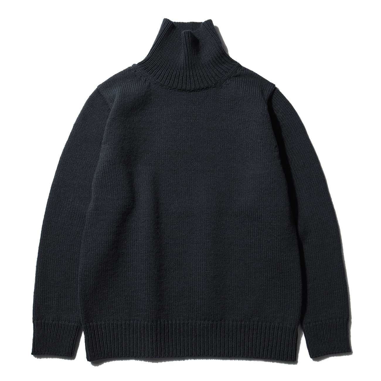 バトナー FELTED TURTLENECK タートルネック ニット 3 BATONER / バトナー | FELTED TURTLE NECK (メンズ) - Black | 通販