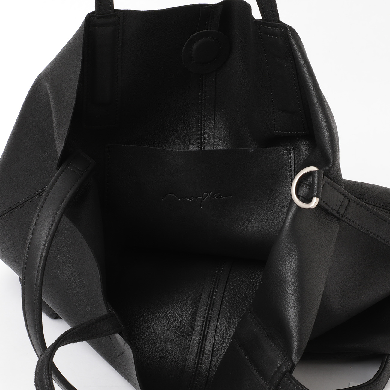 3WAY MEDIUM TOTE - Black 中身