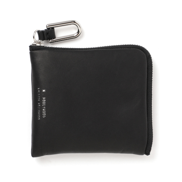 N.HOOLYWOOD / エヌハリウッド | 2252-AC14-peg L ZIP WALLET - Black