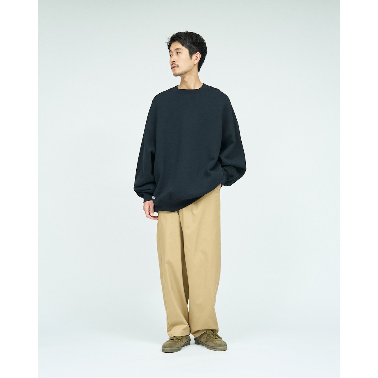 FreshService / HEAVY OZ CREW NECK SWEAT/スウェット/L/コットン/BLK/無地/FSC244-70160// FreshService / フレッシュサービス | HEAVY OZ CREW NECK SWEAT