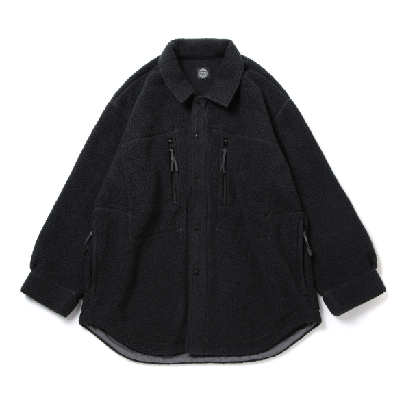 Porter Classic / ポータークラシック | FLEECE ZIP SHIRT ...