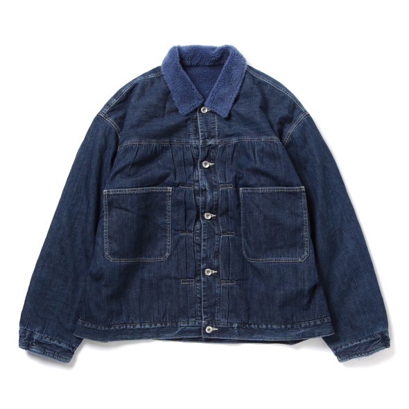 Porter Classic / ポータークラシック | STEINBECK DENIM BOA JACKET