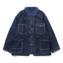 Porter Classic / ポータークラシック | STEINBECK DENIM BOA COVERALLS - Navy