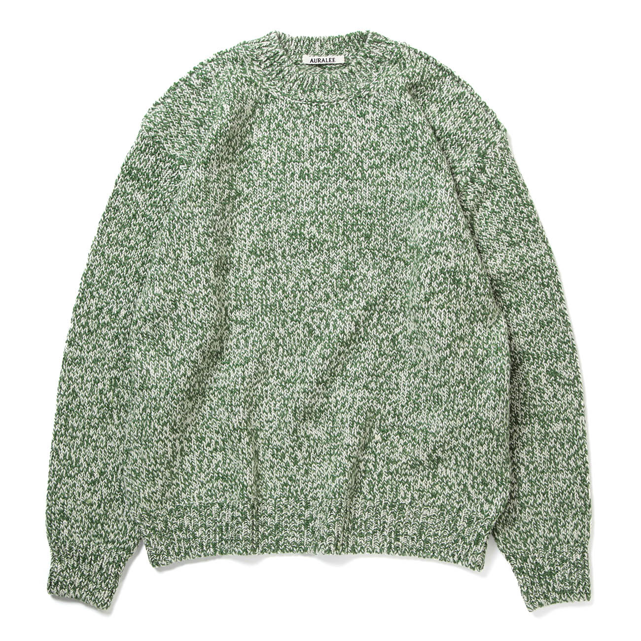 AURALEE  CAMEL MIX WOOL KNITニット