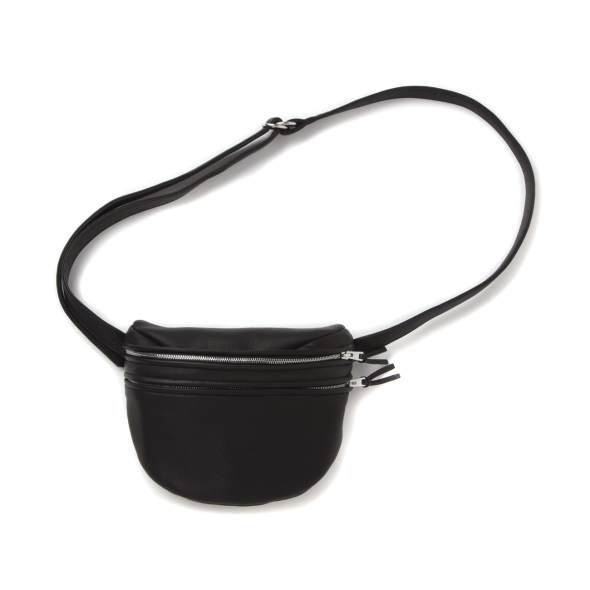 Aeta/COW KIP LEATHER POUCH S (BLACK)