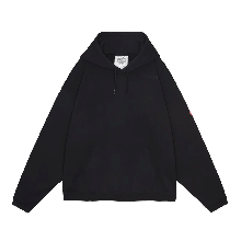 C.E / シーイー | SOLID LOOSE HOODY - Black
