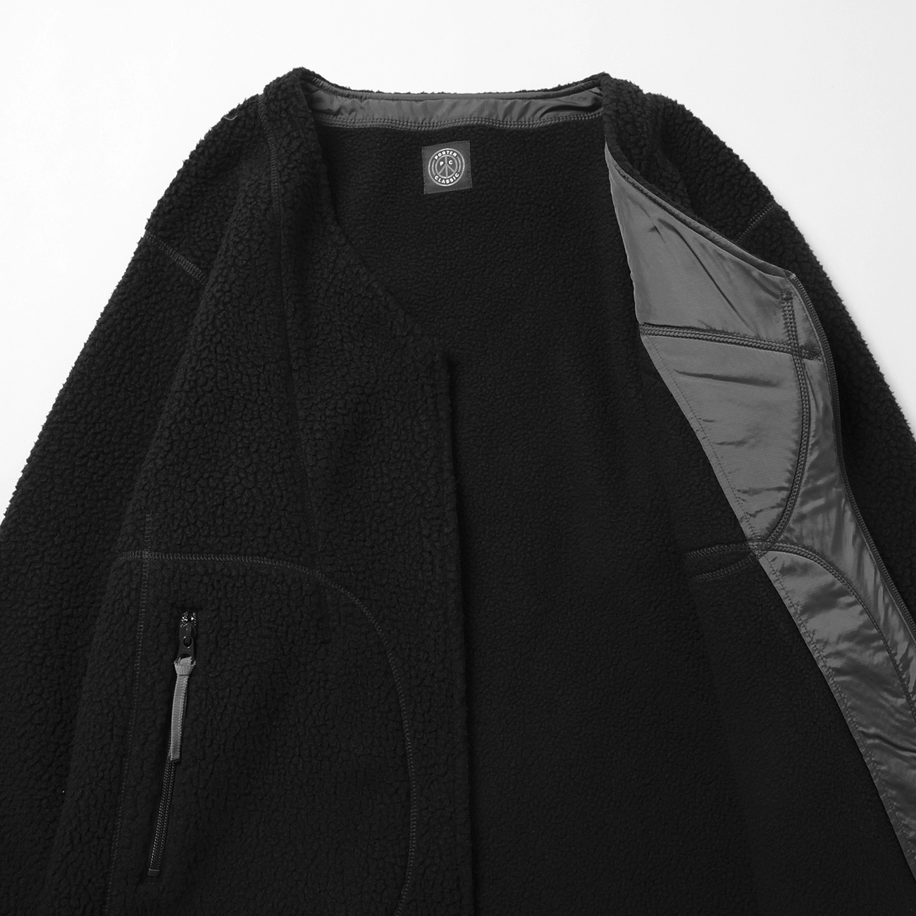 Porter Classic / ポータークラシック | FLEECE ZIP CARDIGAN