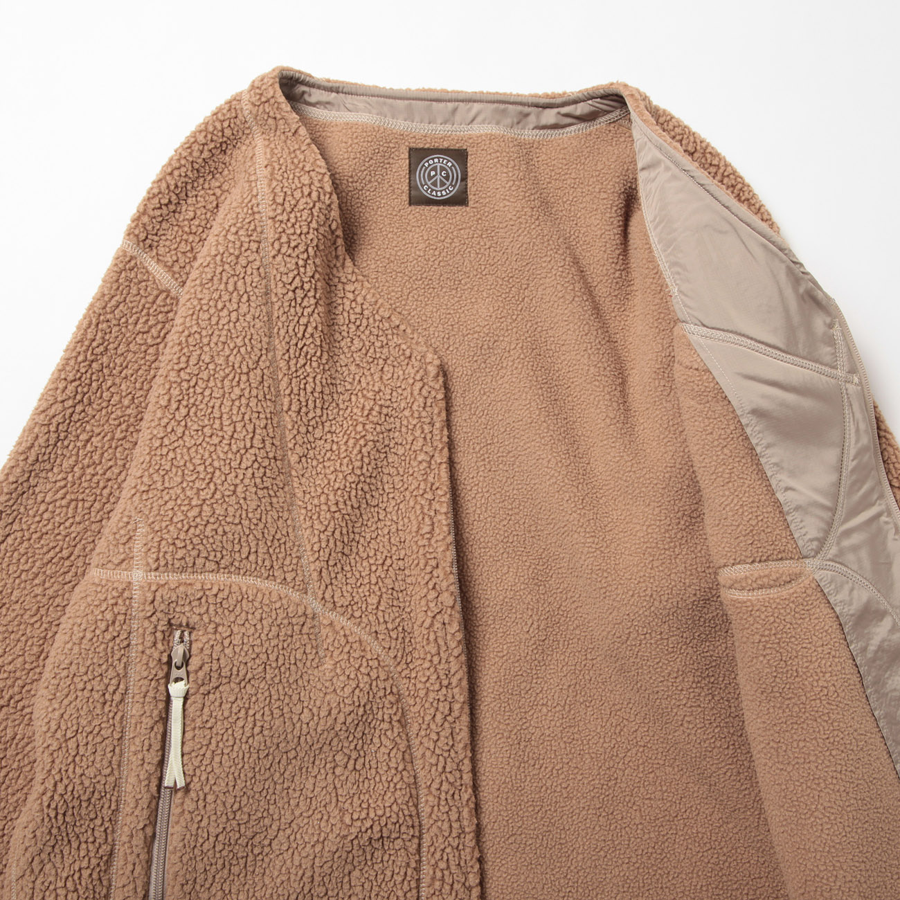 Porter Classic / ポータークラシック | FLEECE ZIP CARDIGAN