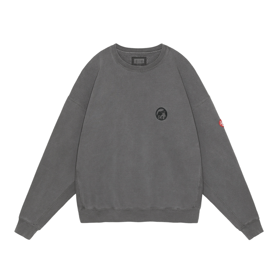 OVERDYE PRE COG CREW NECK - Charcoal