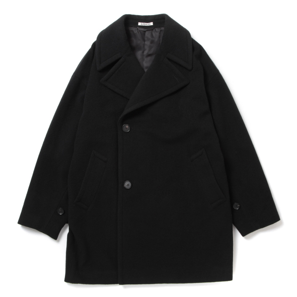 AURALEE / オーラリー | CASHMERE WOOL MOSSER HALF COAT (レディース) - Black | 通販 -  正規取扱店 | COLLECT STORE / コレクトストア