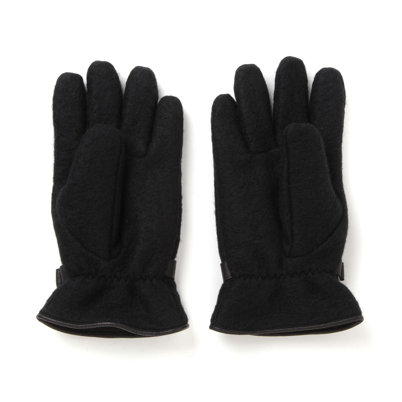 AURALEE / オーラリー | BRUSHED ALPACA WOOL MELTON GLOVES (メンズ