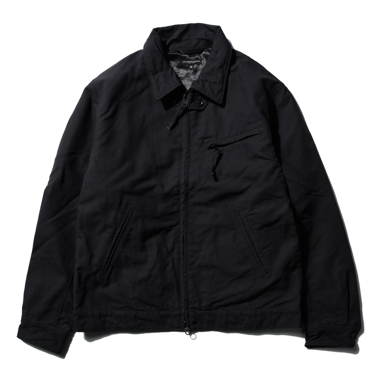 Driver Jacket - Cotton Double Cloth - Black