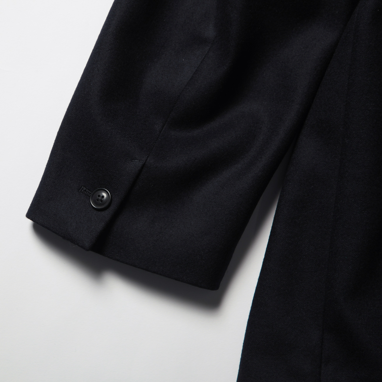 URU / ウル | WOOL MELTON / SHAWL COLLAR JACKET - Navy | 通販