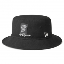 Yohji Yamamoto POUR HOMME / ヨウジ ヤマモト | HE-H83-975-1 New Era WOOL/BLK BUCKET01 YY LABEL - Black