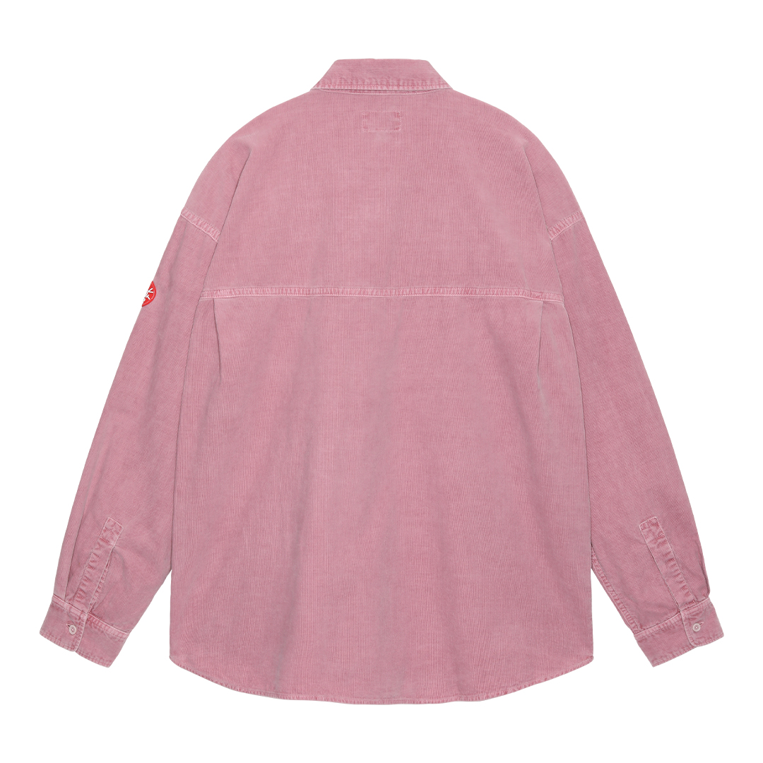 C.E / シーイー | OVERDYE CORD DESIGN BIG SHIRT - Pink | 通販