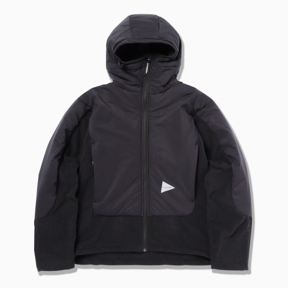 and wander / アンドワンダー | top fleece jacket - Black | 通販