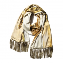 Porter Classic / ポータークラシック | SILK STOLE - Gold | 通販