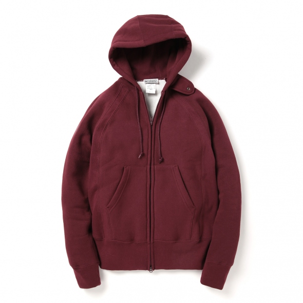 ENGINEERED GARMENTS / エンジニアドガーメンツ | EG Workaday Raglan Zip Hoody - Maroon |  通販 - 正規取扱店 | COLLECT STORE / コレクトストア