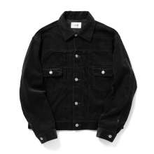 CIOTA / シオタ | Double Pocket Corduroy Jacket (One Wash) - Black