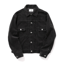 CIOTA / シオタ | Double Pocket Corduroy Jacket (One Wash) - Charcoal Gray