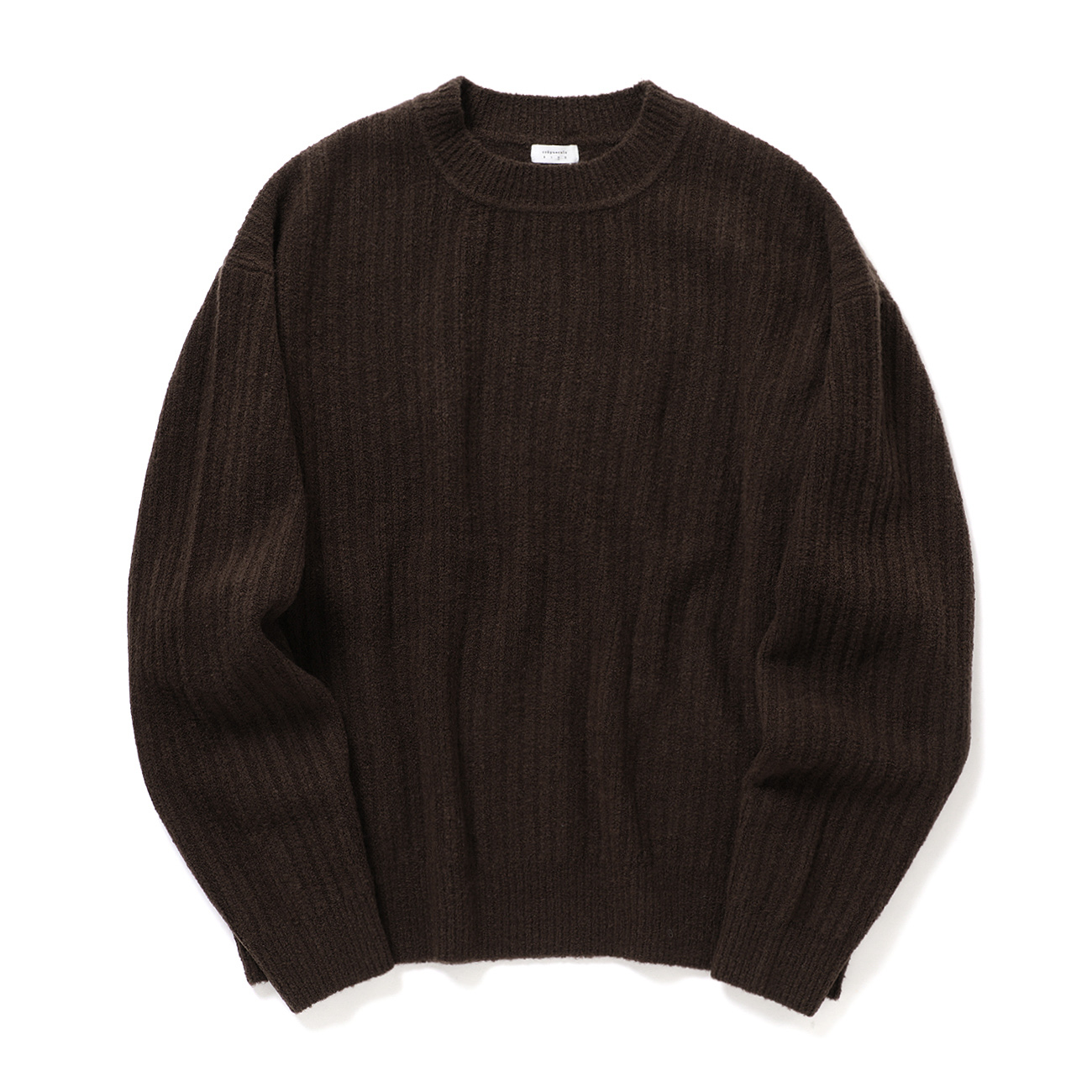 crepuscule / クレプスキュール | Wo/Ca Rib Pullover - Brown | 通販
