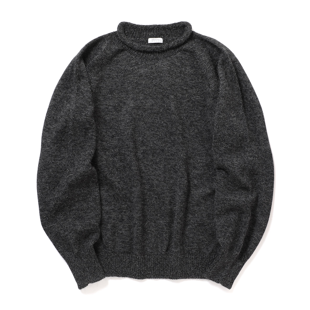 crepuscule / クレプスキュール | W/G Alpaca Pullover - Black | 通販