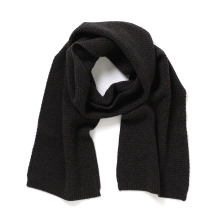 crepuscule / クレプスキュール | Wool Kanoko Muffler - Black