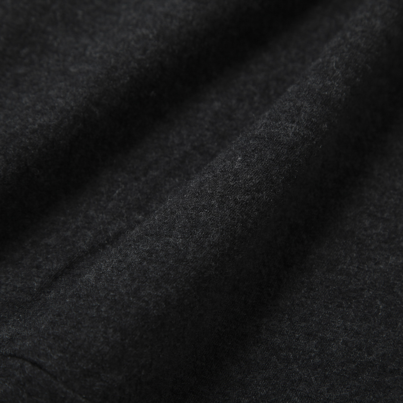 COMOLI / コモリ | ウール天竺 長袖クルー - Charcoal | 通販