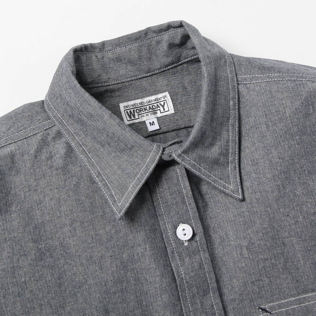 ENGINEERED GARMENTS | EG Workaday Utility Shirt - Cotton Chambray