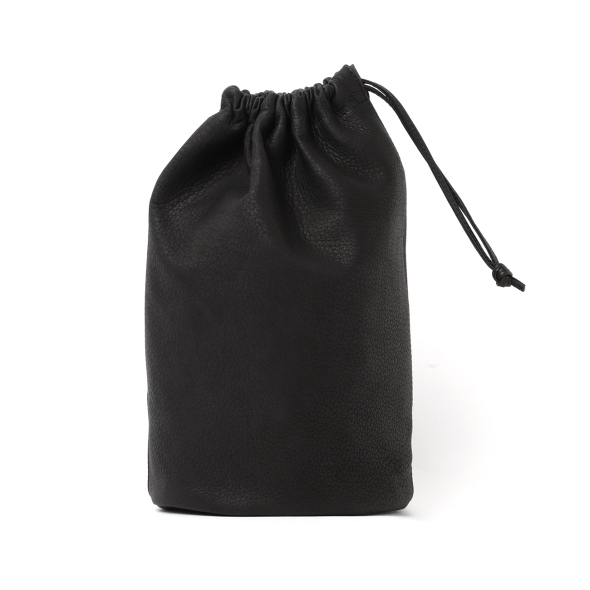 Aeta / アエタ | DA129 Double Faced CYLINDER DRAWSTRING POUCH