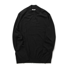 GIM / ジム | Super140's 30G Mock Neck - Black