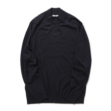 GIM / ジム | Super140's 30G Mock Neck - Navy