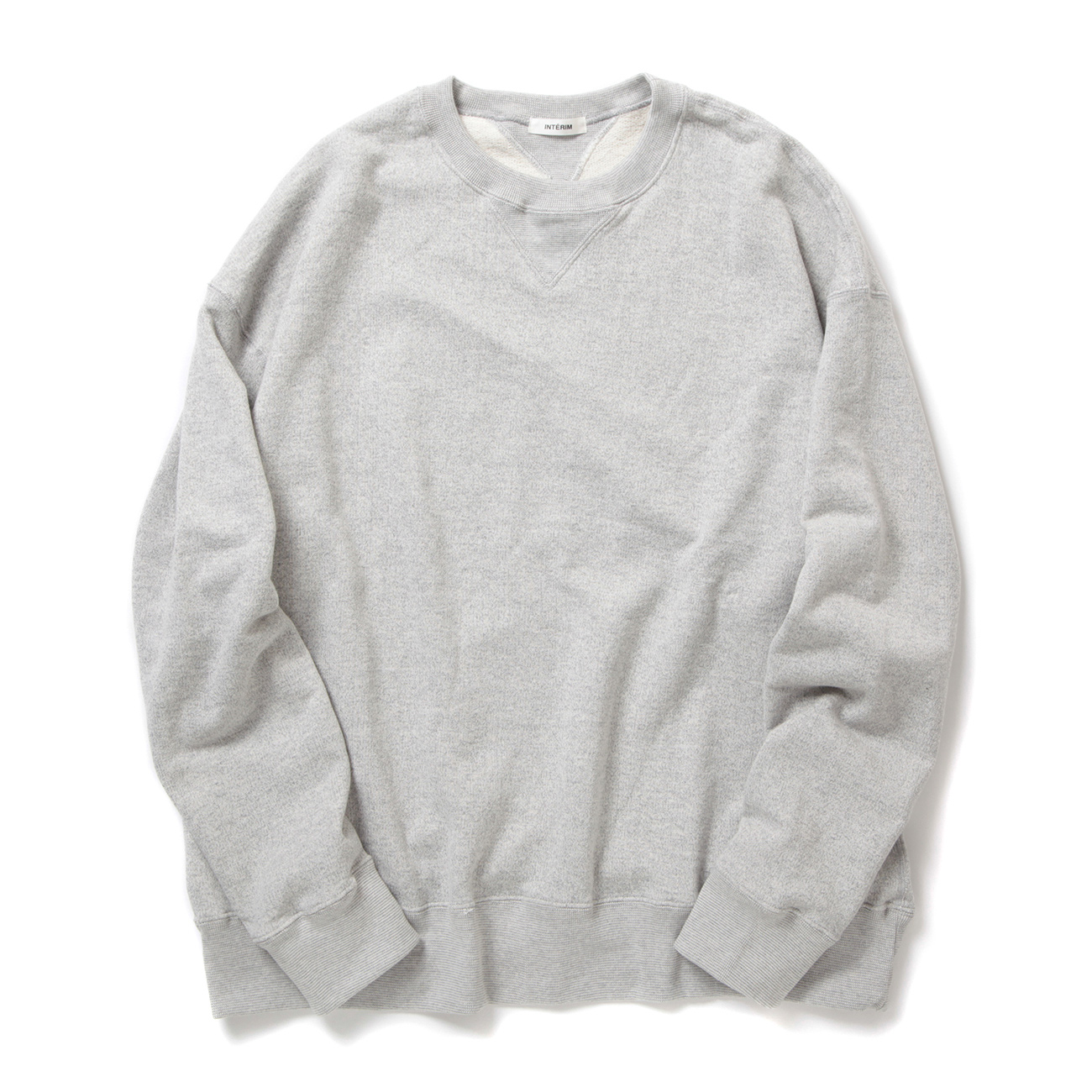 HYPER BIG LOOP WHEEL BOTH V-GAZETTE SWEAT SHIRT - A.Gray