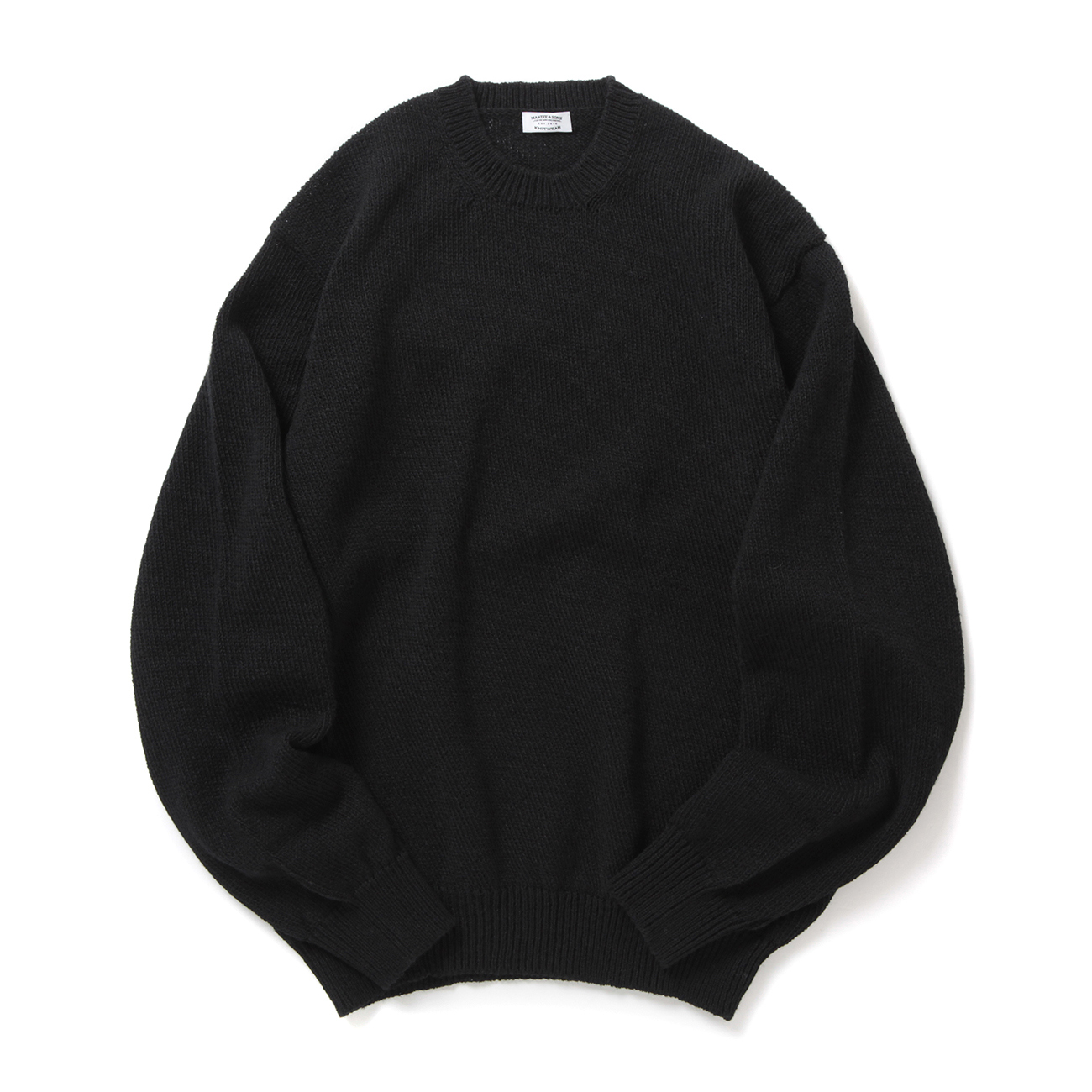 MAATEE&SONS / マーティーアンドサンズ | SHET和紙 P/O SWEATER - Black | 通販 - 正規取扱店 |  COLLECT STORE / コレクトストア