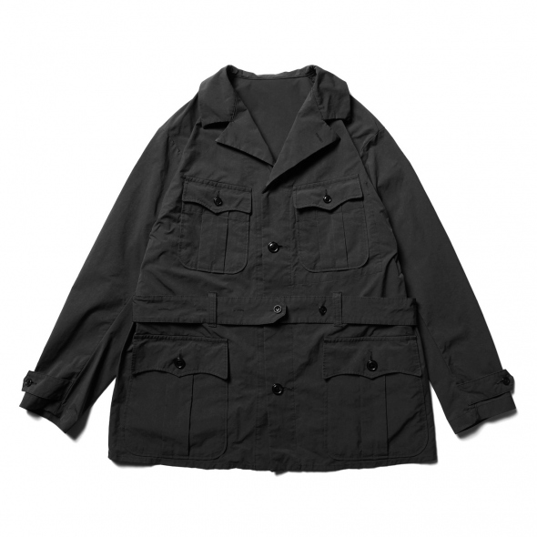 ジャケット・アウター Porter Classic WEATHER WIDE SLEEVE COAT WEATHER WIDE SLEEVE COAT - BLACK（Porter Classic WEATHER
