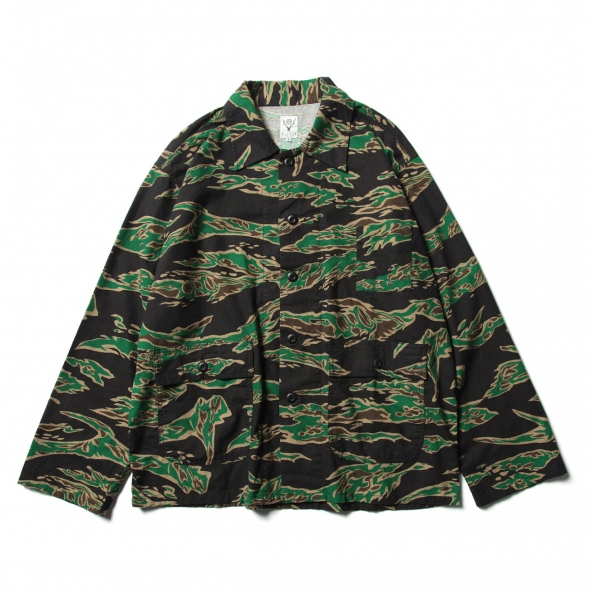 ○South2 West8 Hunting Shirt レオパード S - ジャケット・アウター